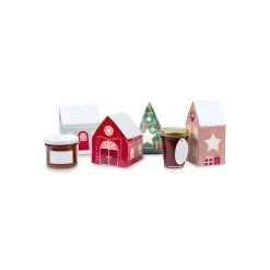 Adventskalender Bastelset 'Weihnachtshaus', 24-teilig