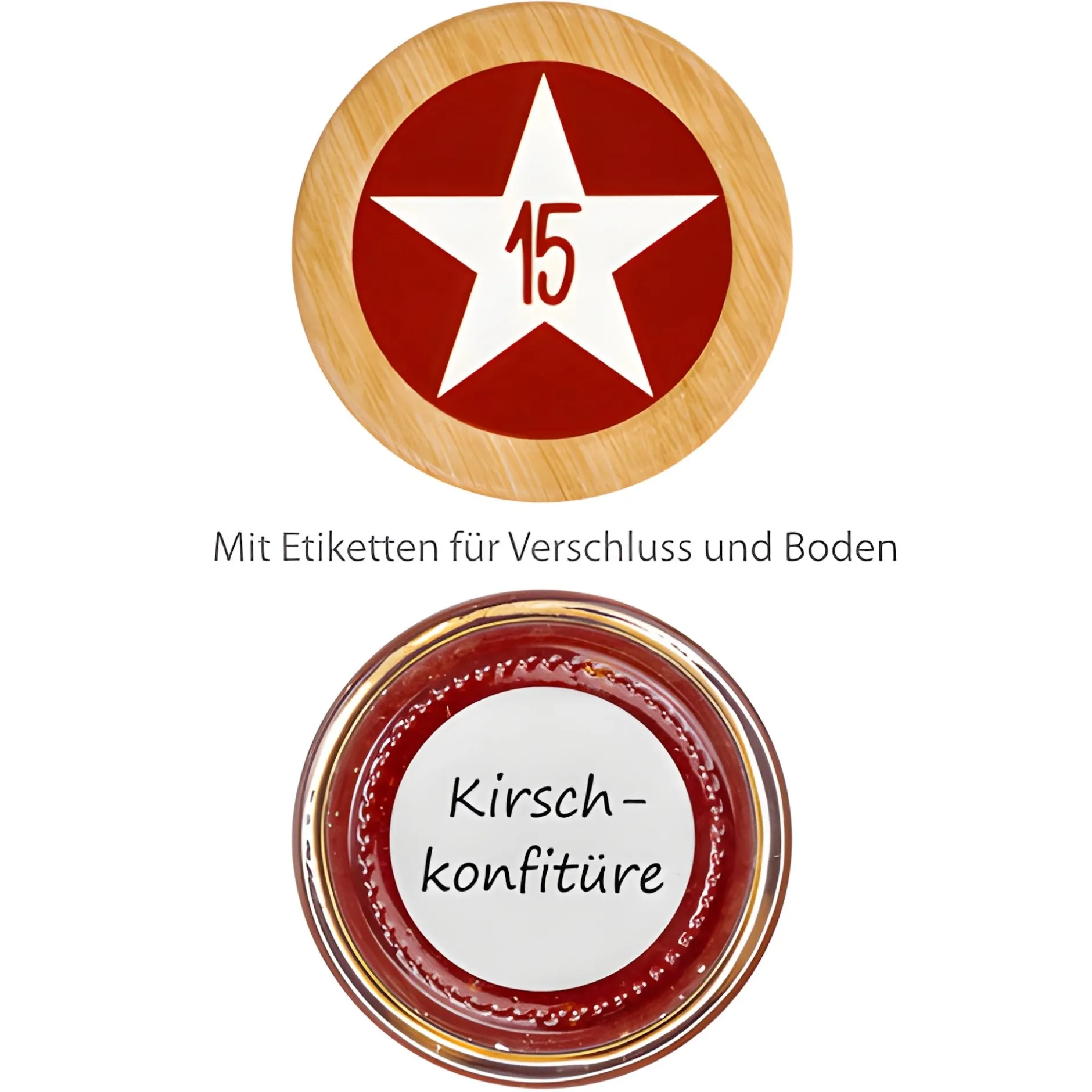 Adventskalender-Set 'Stapelglas' 2.0