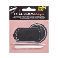 Anhänger 'Tafelfolien' mit Specksteinstift, 7-teilig