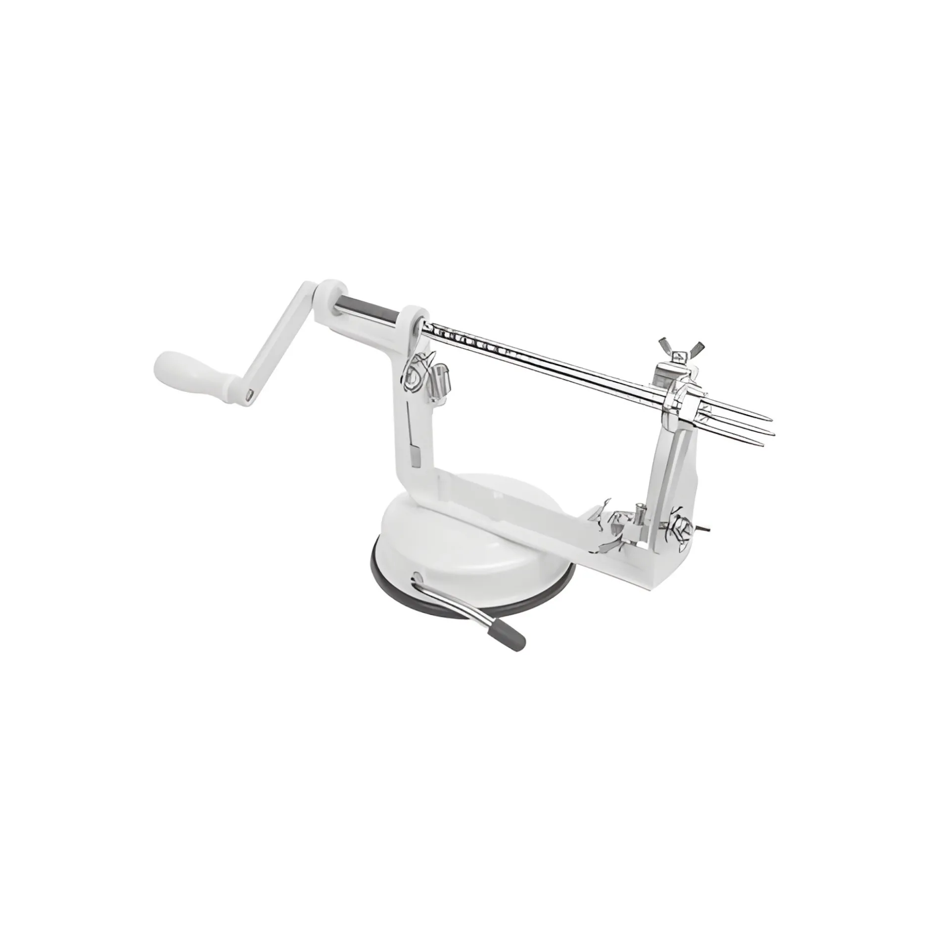 Apfelschälmaschine 3 in 1, weiß