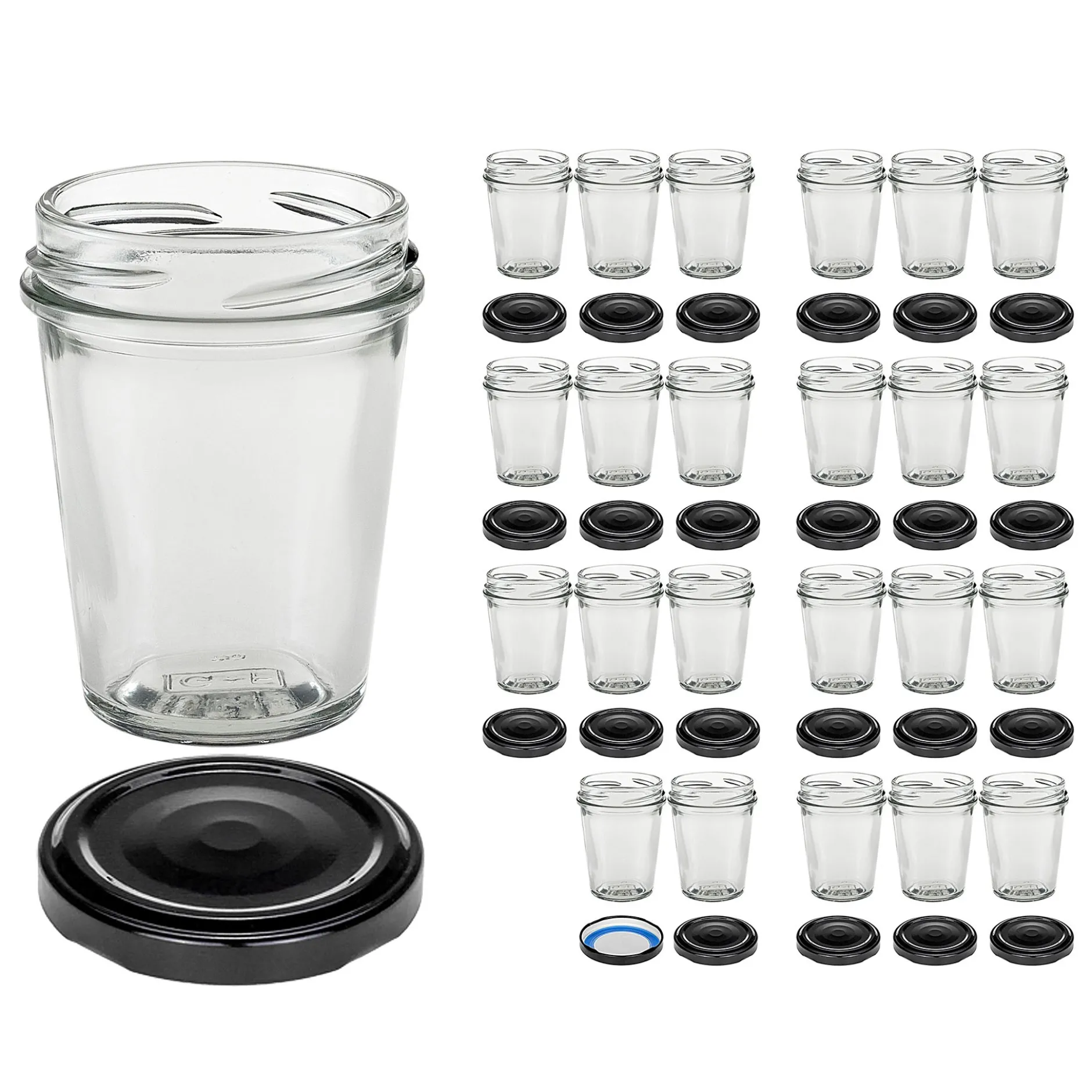 Becherglas 65 ml TO 58, 24er Set