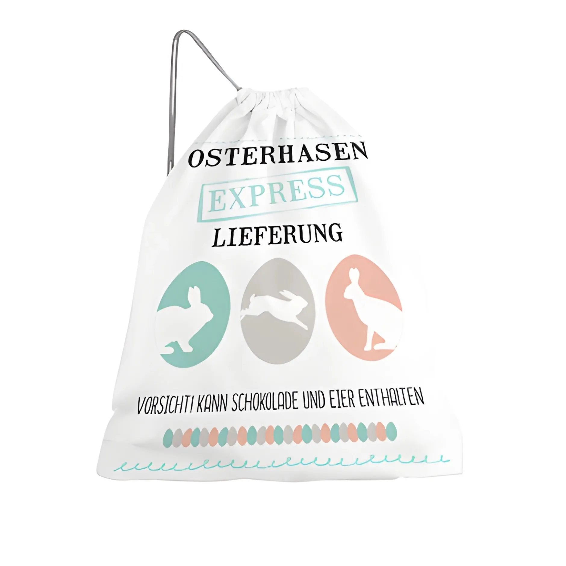 Beutel 'Osterhasen Express', 22 x 30 cm