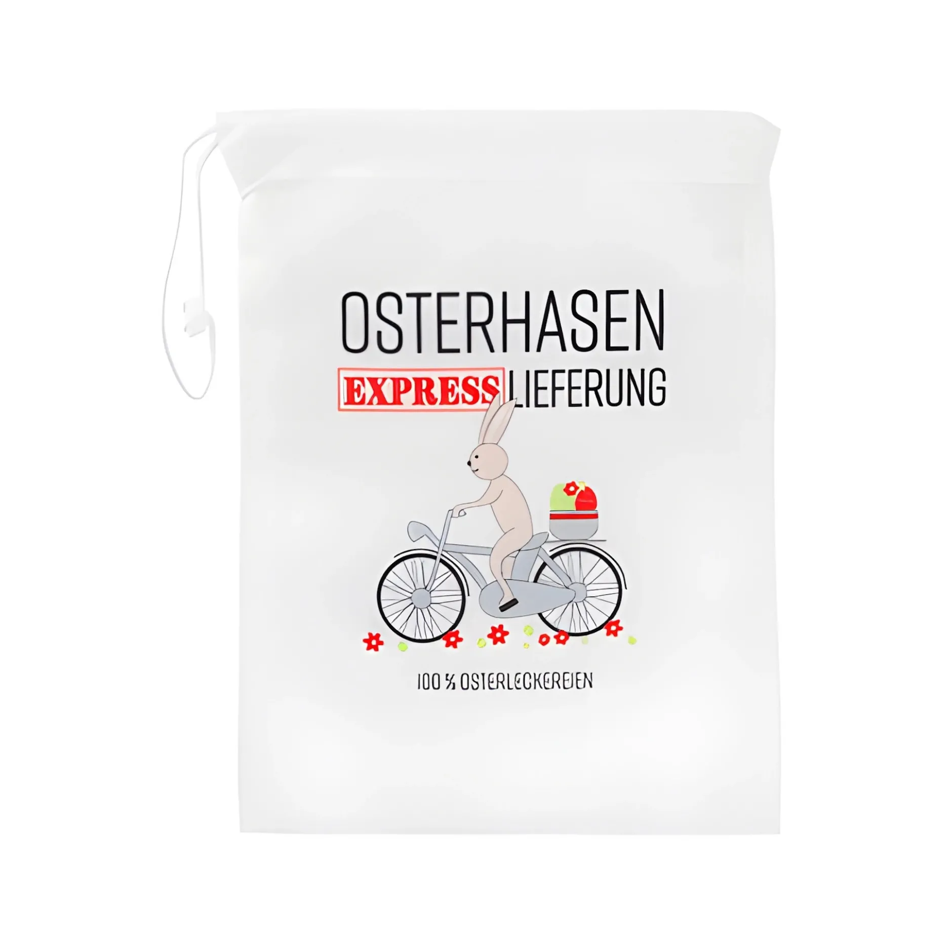 Beutel 'Osterhasen Lieferung', 22 x 30 cm