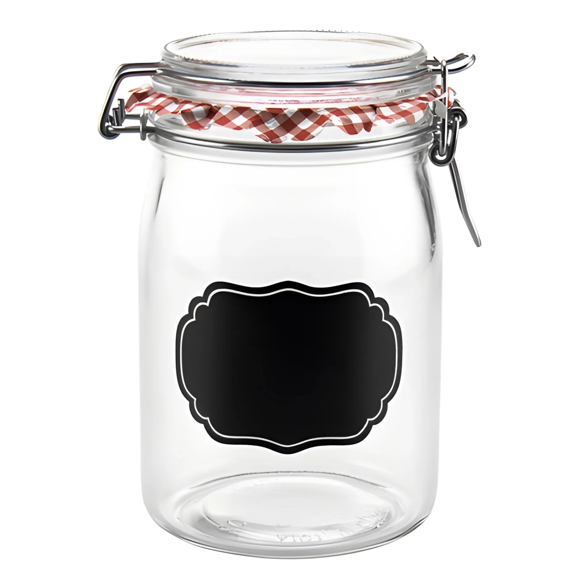 Bügelglas 'Ermetico' 1000 ml mit Tafel
