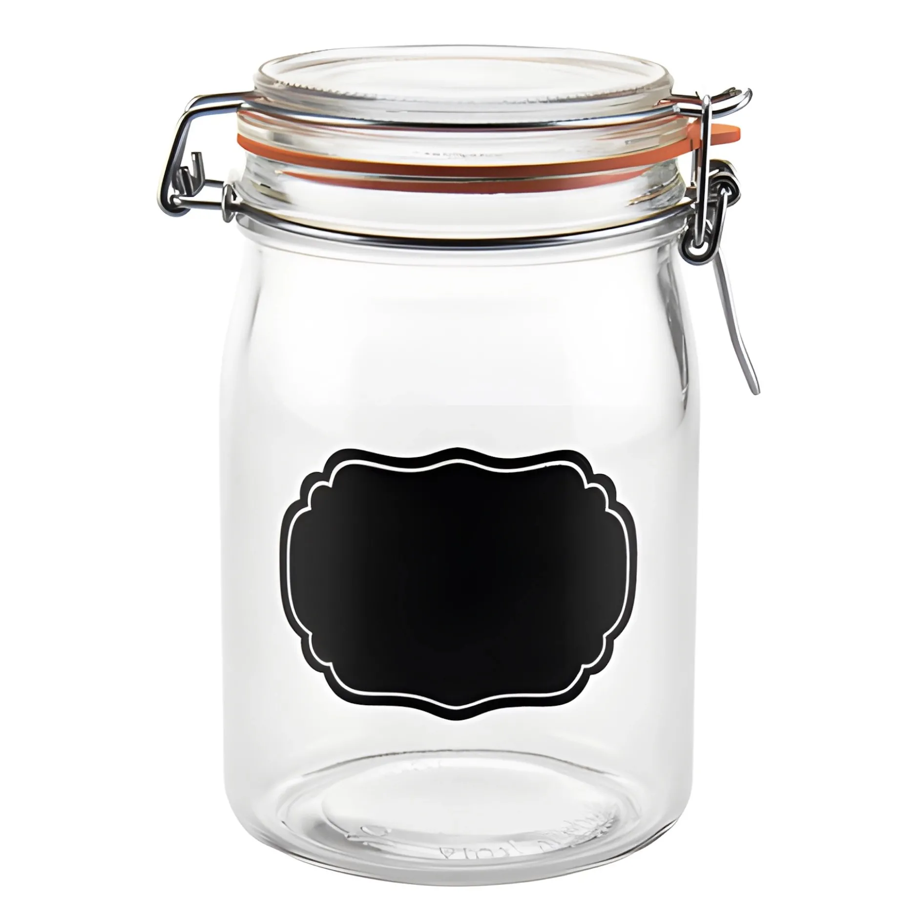Bügelglas 'Ermetico' 1000 ml mit Tafel