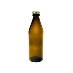 Bierflasche 330 ml braun mit Kronkorkenmündung Typ B
