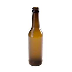 Bierflasche 330 ml braun mit Kronkorkenmündung Typ A