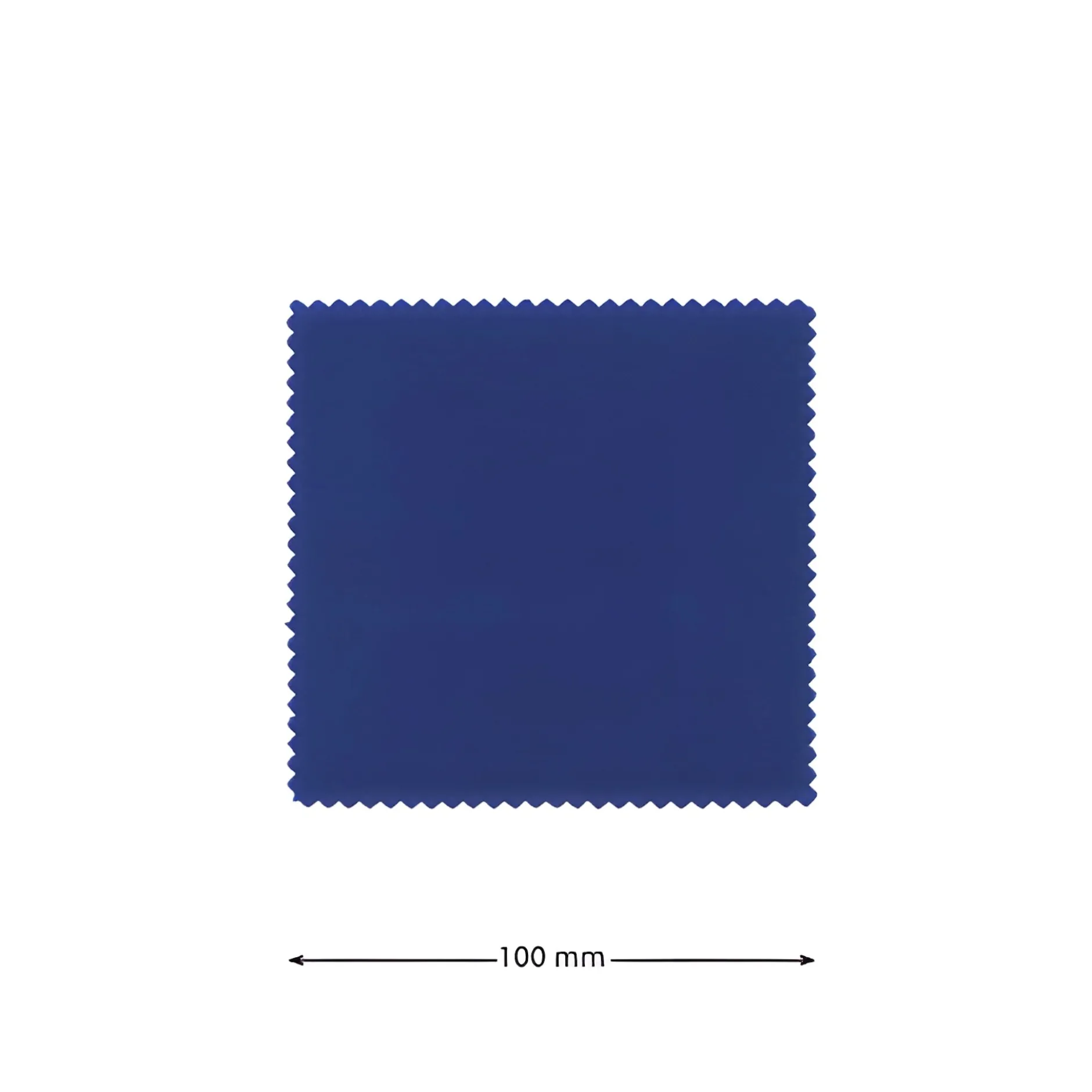 Deckchen 100 mm blau