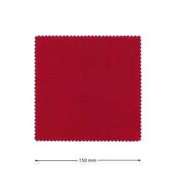 Deckchen 150 mm rot