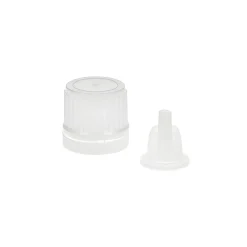 DIN 18 weiß mit Randtropfer klein und Originalitätsring