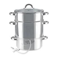 Entsafter 7 Liter Edelstahl ELO