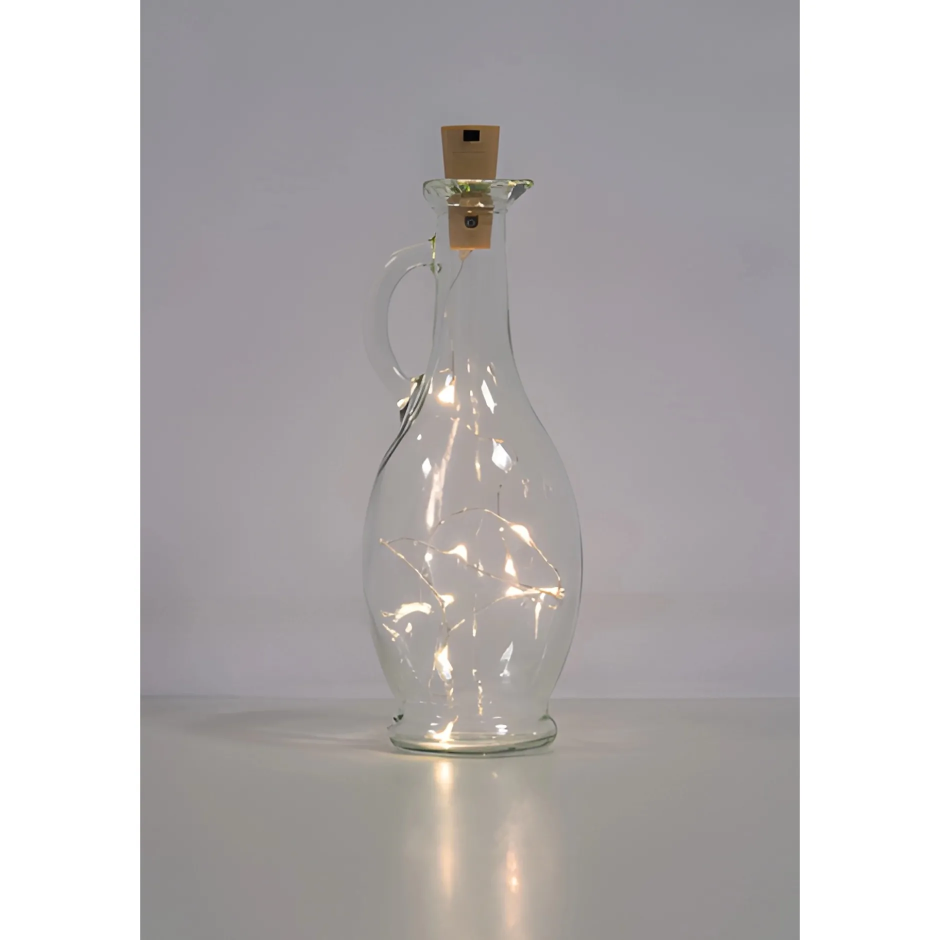 Flaschenlicht, 8 LEDs, warmweiß