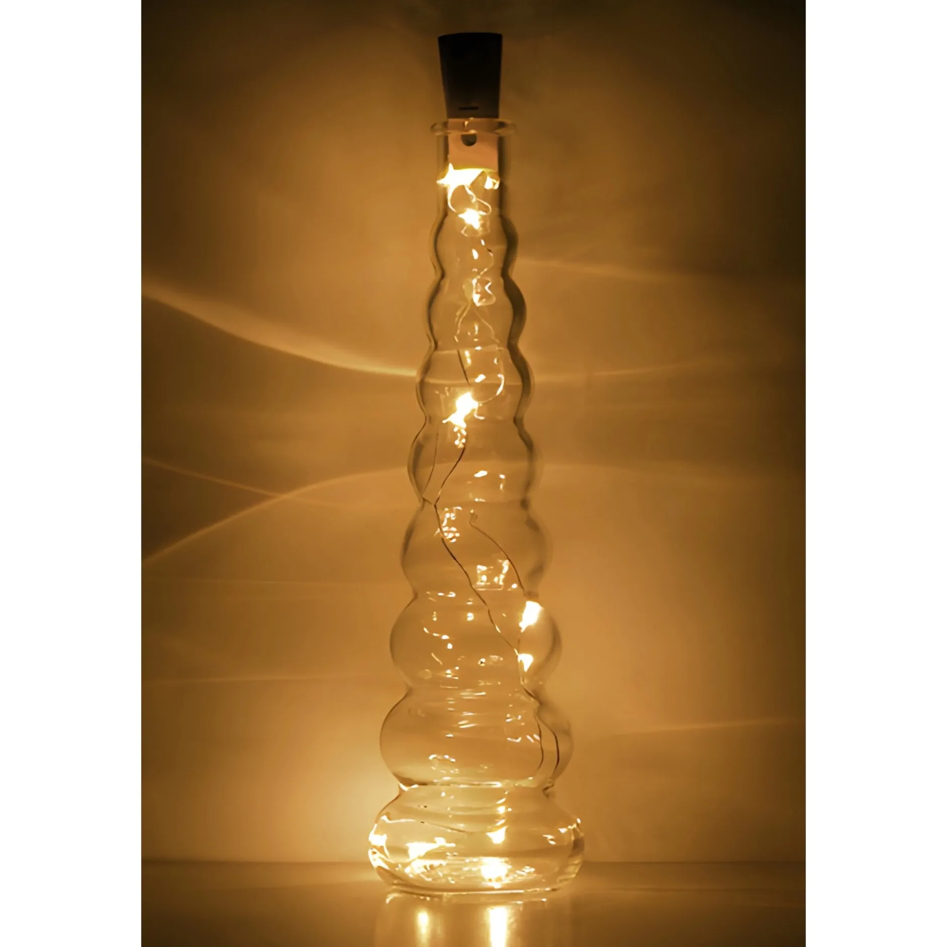 Flaschenlicht, 8 LEDs, warmweiß