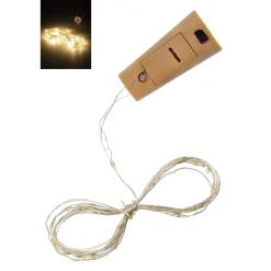 Flaschenlicht, 20 LEDs, warmweiß