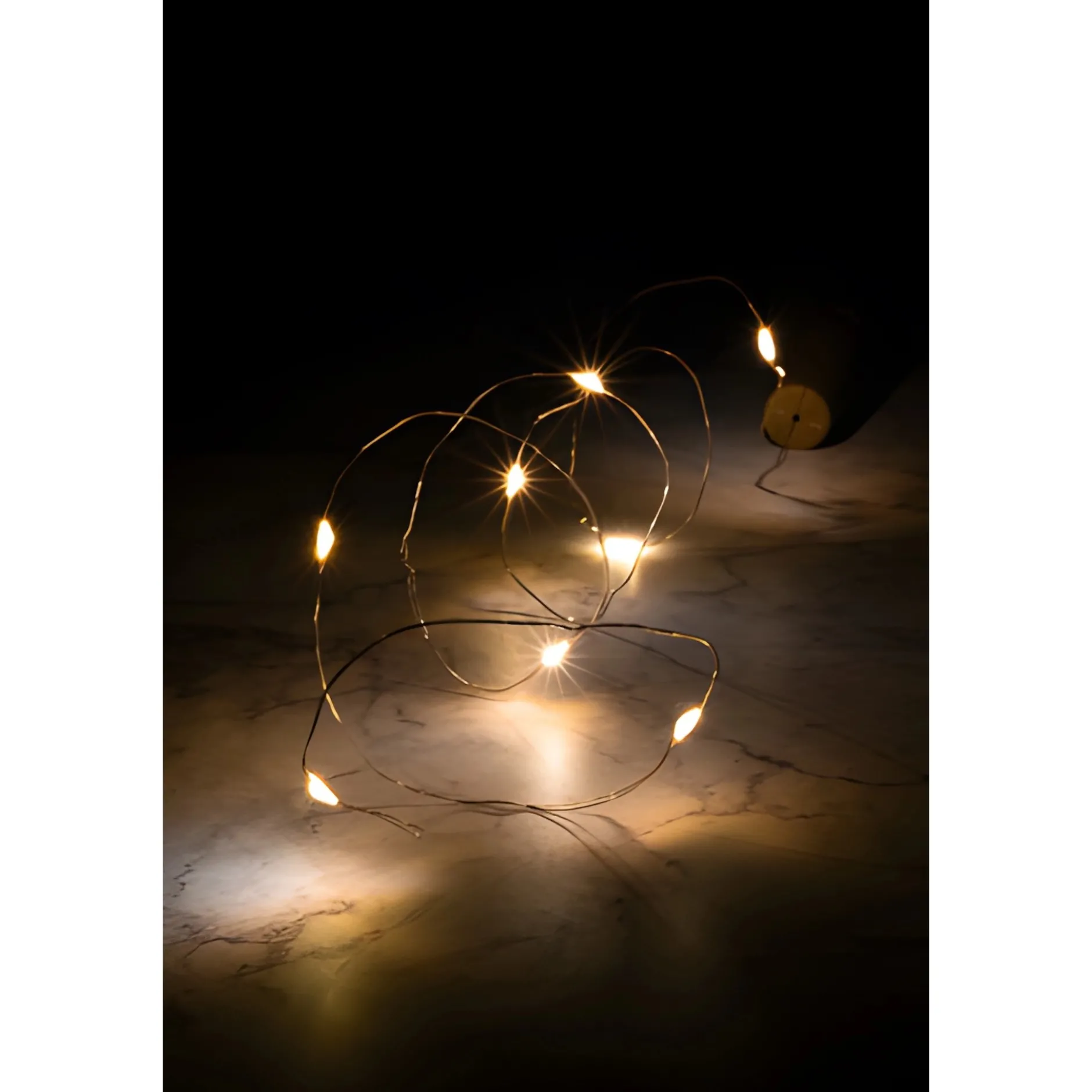 Flaschenlicht mit Abschaltautomatik, 8 LEDs, warmweiß