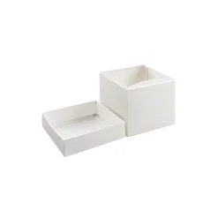 Geschenkbox 100 x 100 x 90 mm weiß