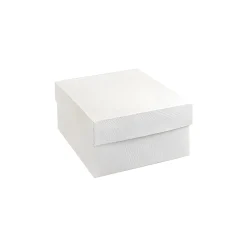 Geschenkbox 140 x 140 x 80 mm weiß