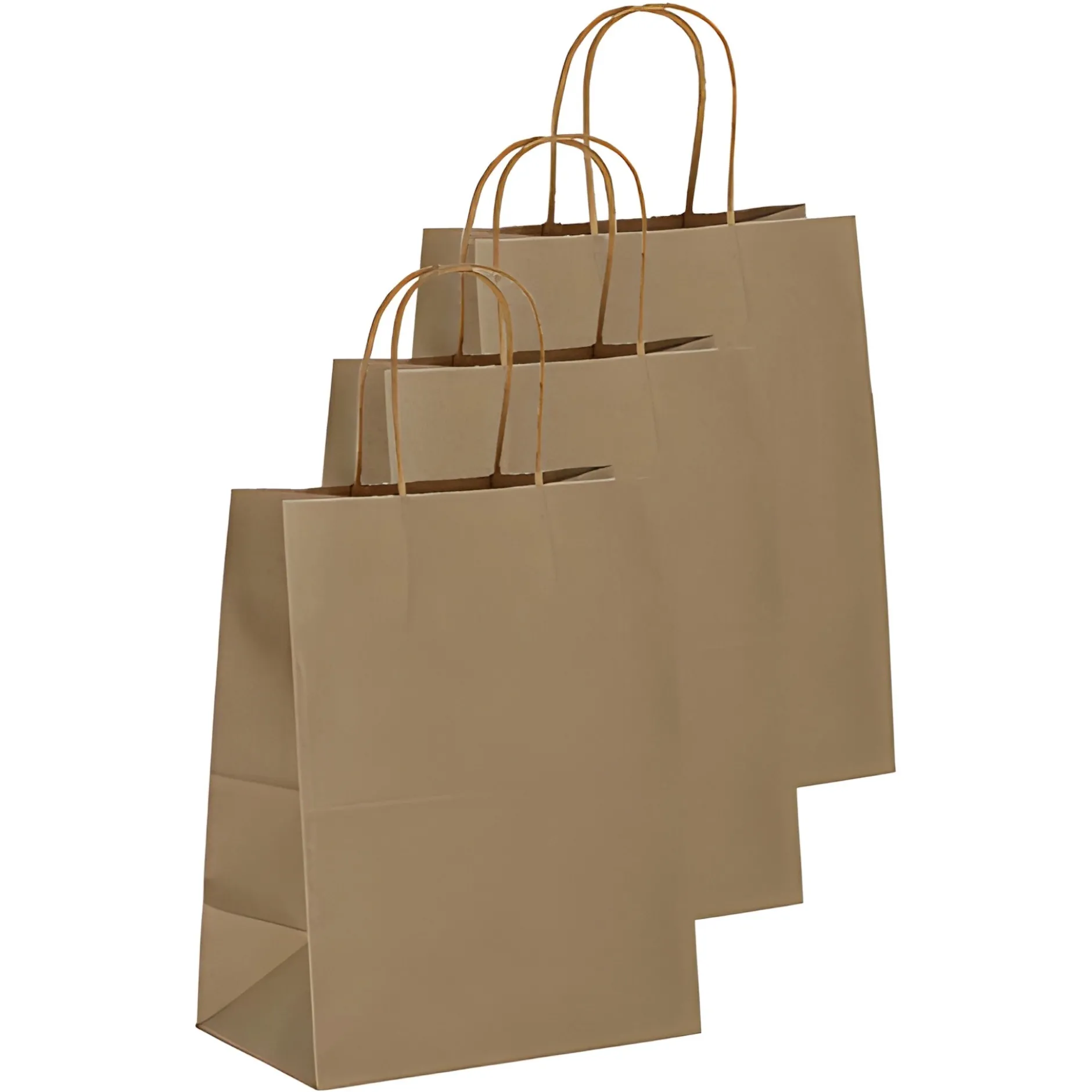 Geschenktüte natron, groß, 3 Stück