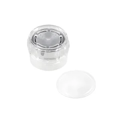 Gewürzmühle transparent mit Edelstahlmahlwerk