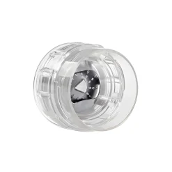 Gewürzmühle transparent mit Edelstahlmahlwerk