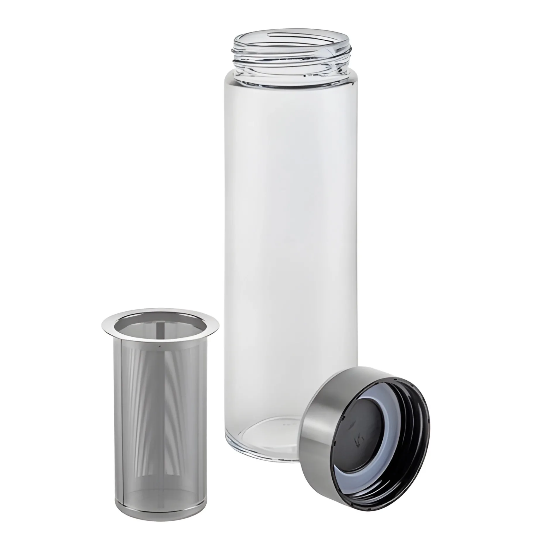 Glasflasche Simax 'Exclusive' 500 ml mit Siebeinsatz