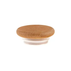 Holzdeckel Ø 56 mm mit Dichtung