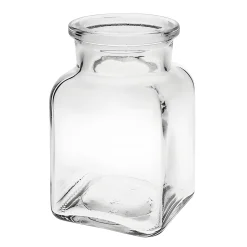 Korkenglas 150 ml quadratisch