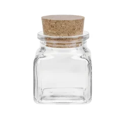 Korkenglas 120 ml quadratisch