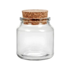 Korkenglas 175 ml rund