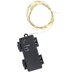 Lichterkette Outdoor mit 40 LEDs, warmweiß mit Timer