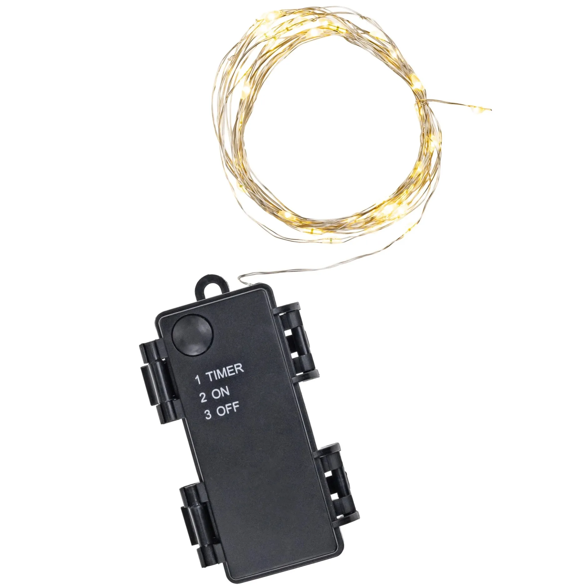 Lichterkette Outdoor mit 40 LEDs, warmweiß mit Timer