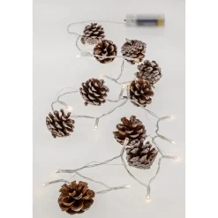Lichterkette 'Tannenzapfen' mit 20 LEDs, 120 cm