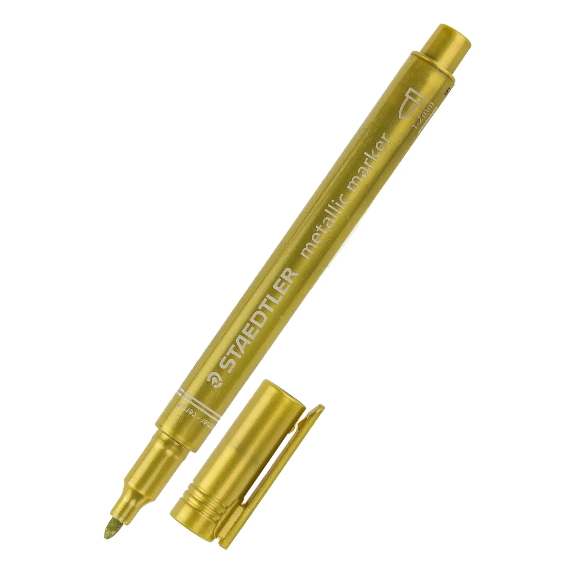Metallic Marker gold, abwischbar, Staedtler