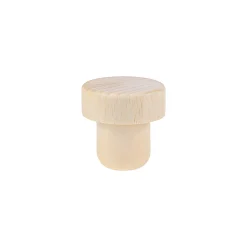 PE-Stopfen 22 mm mit Holzscheibe Ø 34 mm