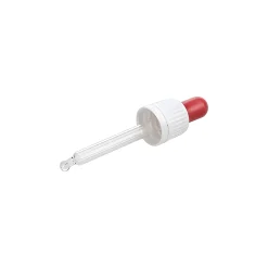 Pipette DIN 18 mit Originalitätsring weiß 77 mm