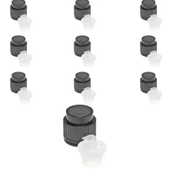 PP 28 Ausgießer schwarz mit Originalitätsring, 10 Stück