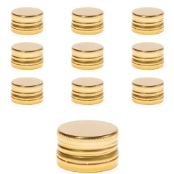 PP 31,5 gold Aluminium mit Originalitätsring, 10 Stück