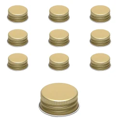 PP 28 gold Aluminium, 10 Stück