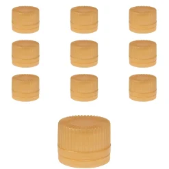 PP 18 gold Kunststoff mit Originalitätsring, 10 Stück