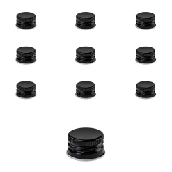 PP 18 schwarz Aluminium, 10 Stück