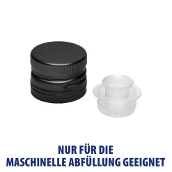 PP 31,5 schwarz Alu. mit Ausgießer und Originalitätsring