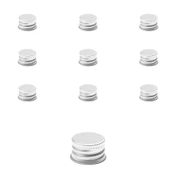 PP 18 silber Aluminium, 10 Stück