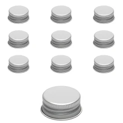 PP 28 silber Aluminium, 10 Stück