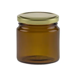 Rundglas 215 ml braun