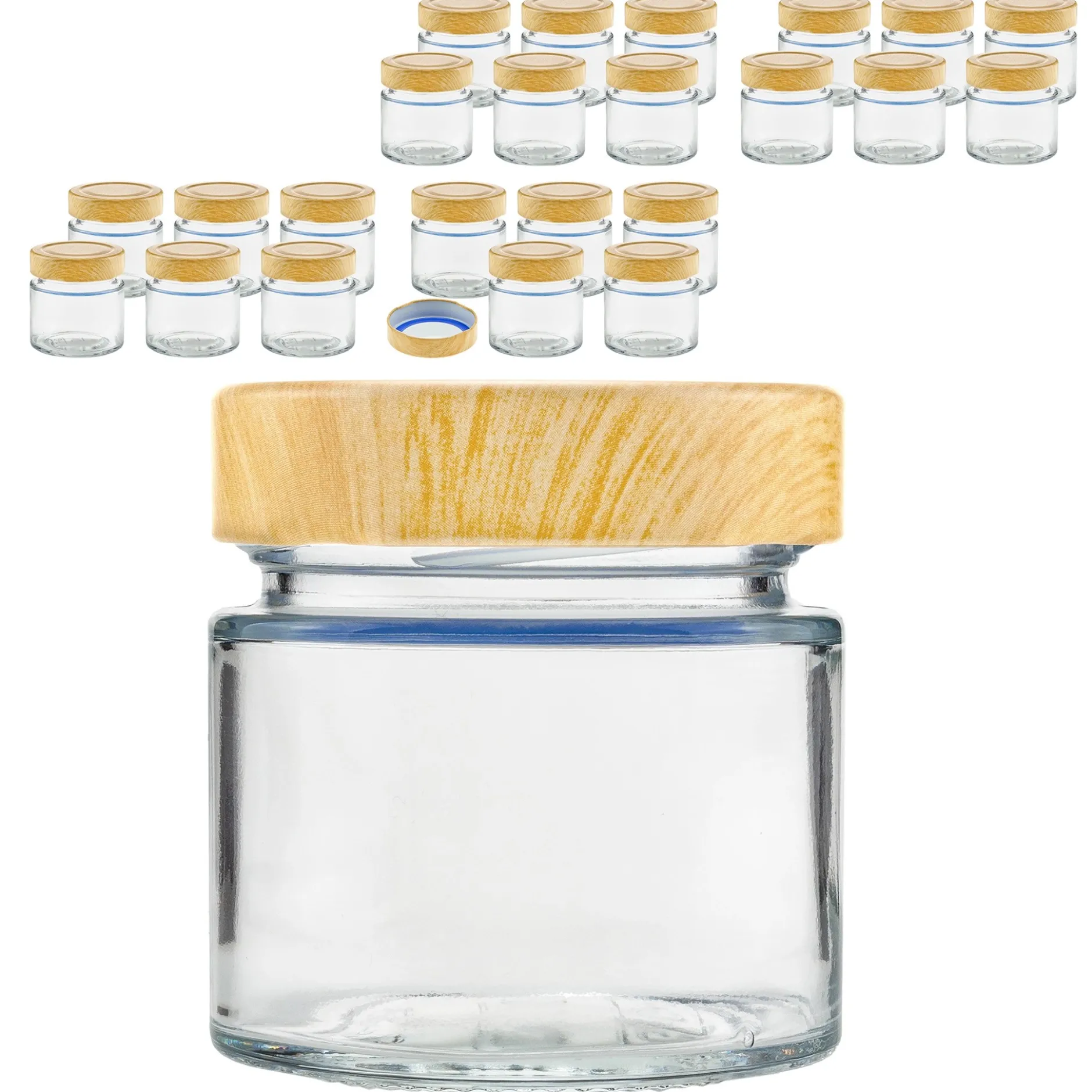 Rundglas 130 ml Deep, 24er Set