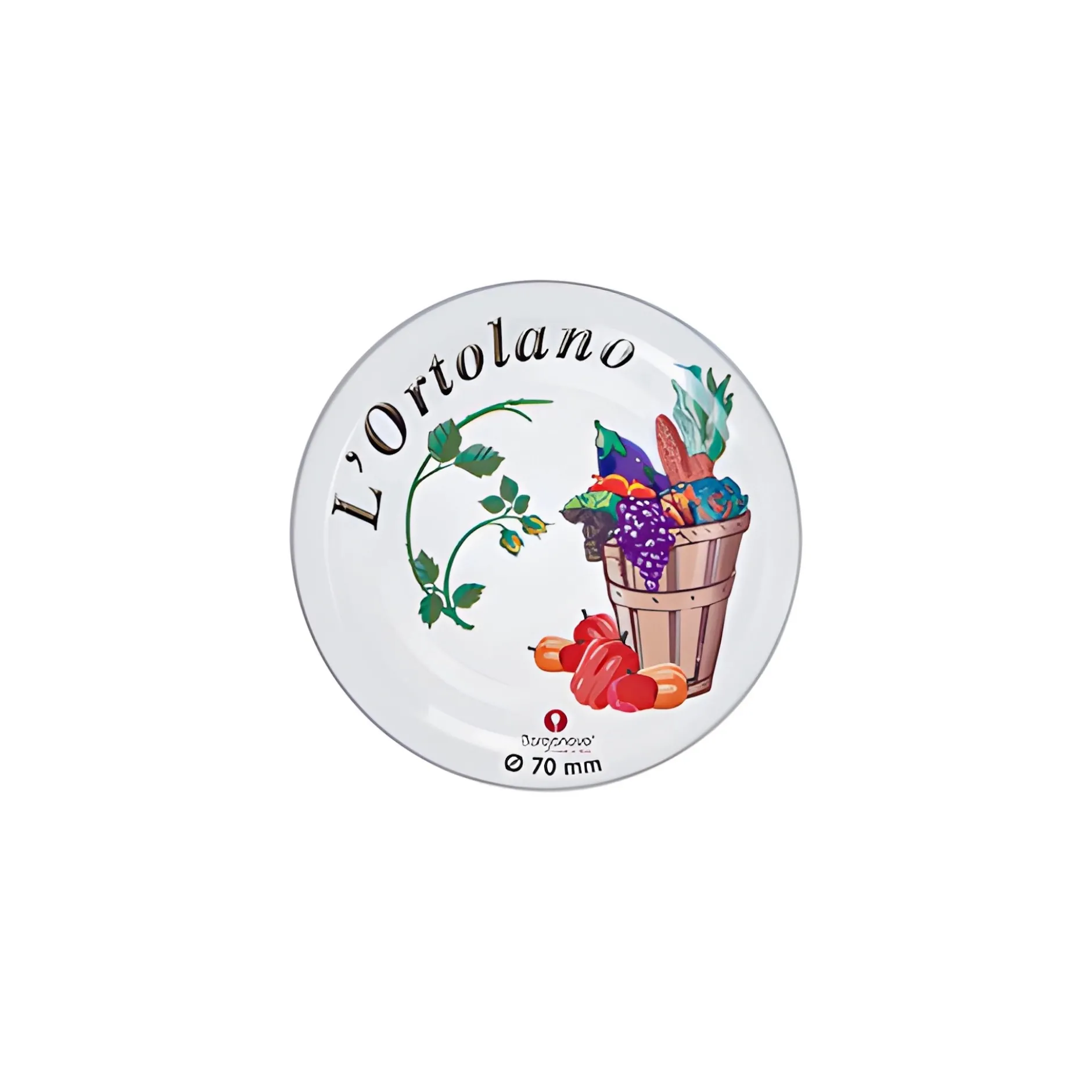 Schraubglas 'L'Ortolano' 156 ml mit Deckel CT 70