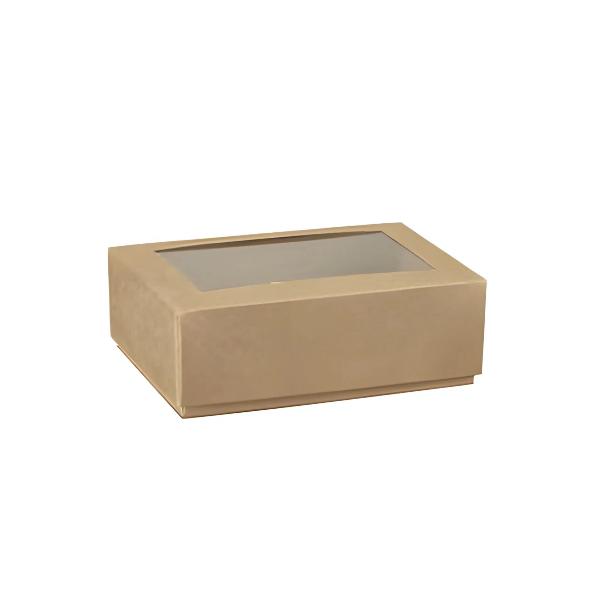 Sichtfensterschachtel 130 x 90 x 45 mm natur