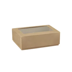 Sichtfensterschachtel 165 x 110 x 55 mm natur