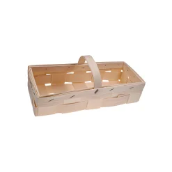 Spankorb mit Henkel natur, 27 x 11 cm