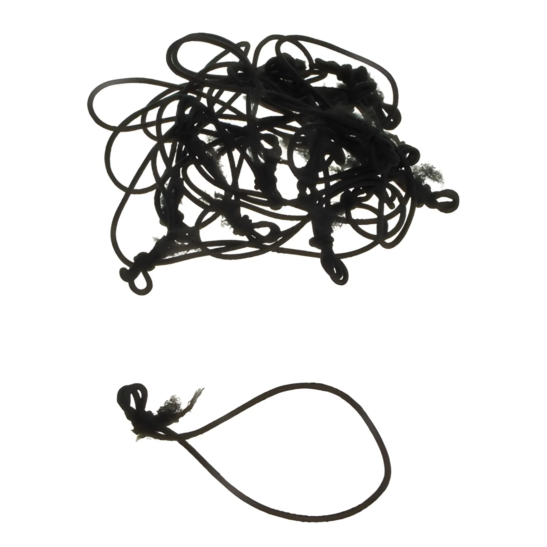 Textilschlaufen schwarz - 20er Pack